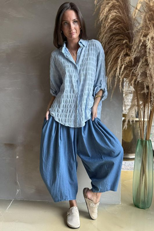 Hey Sucker Blouse Baby Blue /7=